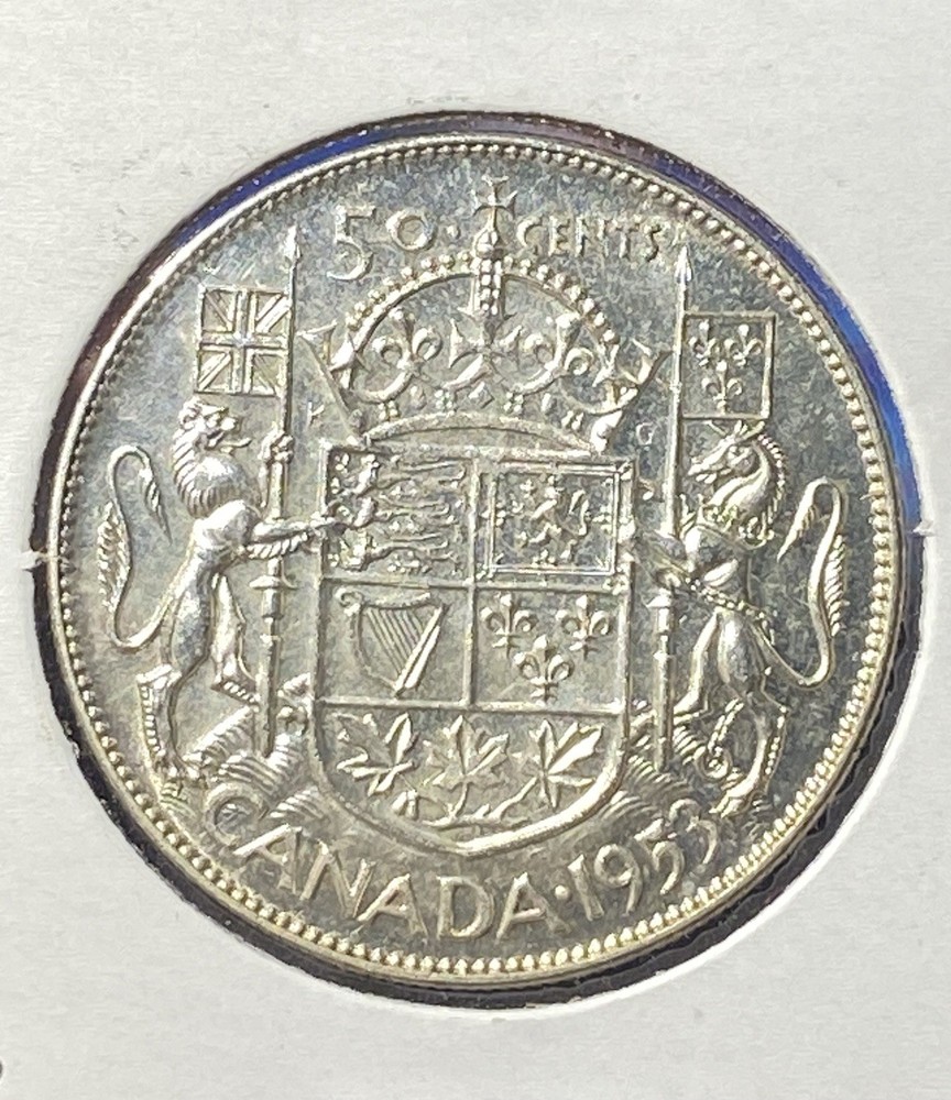 1953 Canada Silver Half Dollar