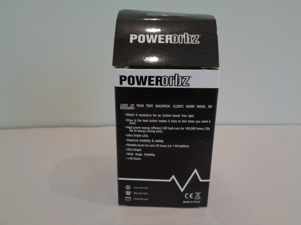 4id POWERORBZ White New Eco ORB LED Multi Purpose Light