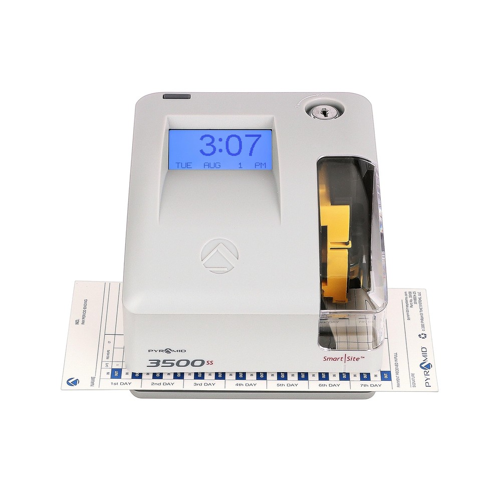 Pyramid Time Systems - Employment Time Clock & Document Stamp [3500ss] with S...