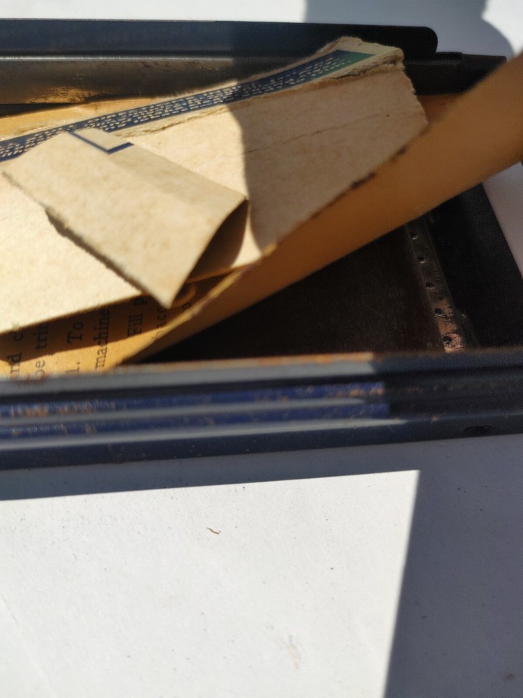 Roll Rite Cigarette Roller W. Box Antique DEPRESSION ERA Johnson Manufacturing