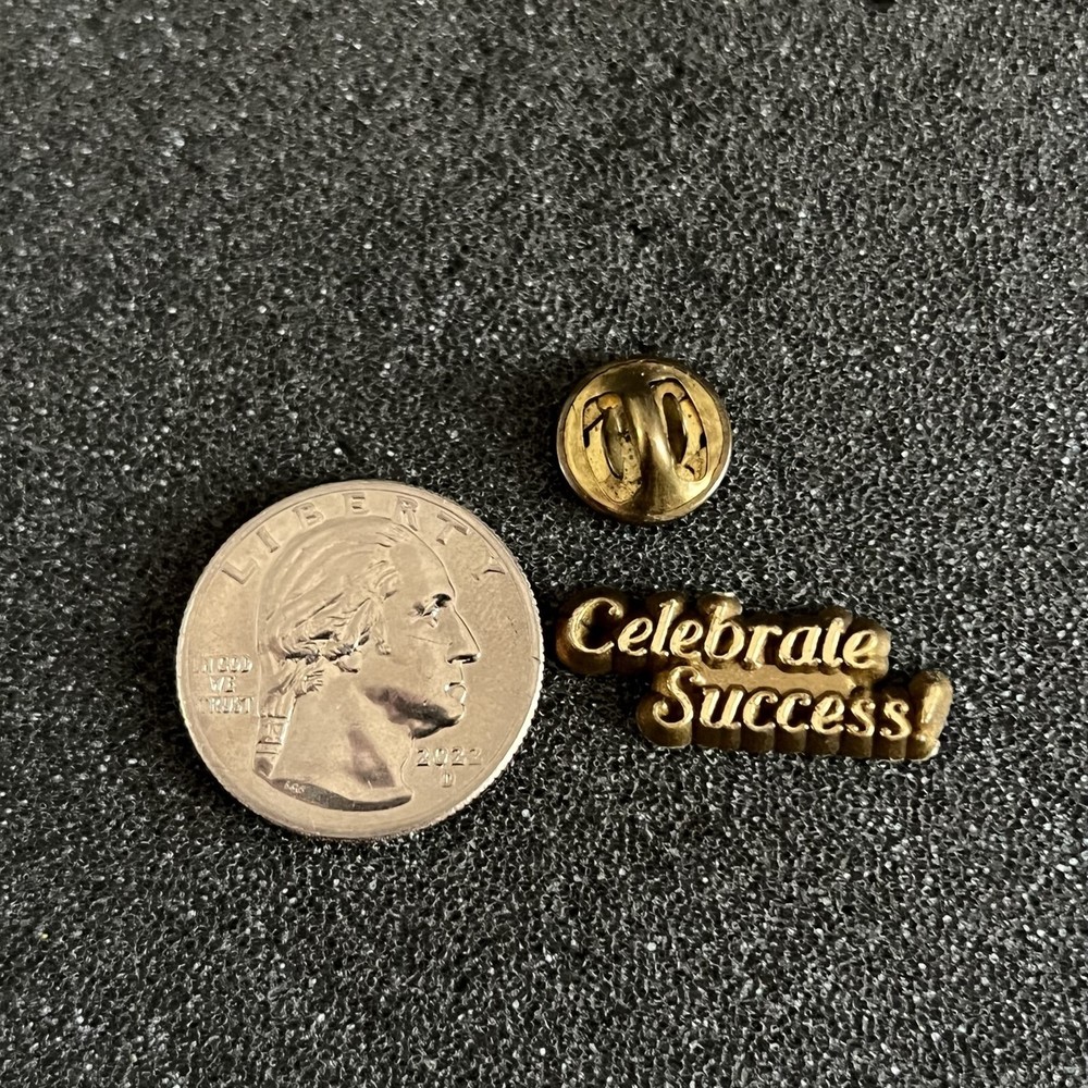 Celebrate Success! Plastic Pin Pinback #43784
