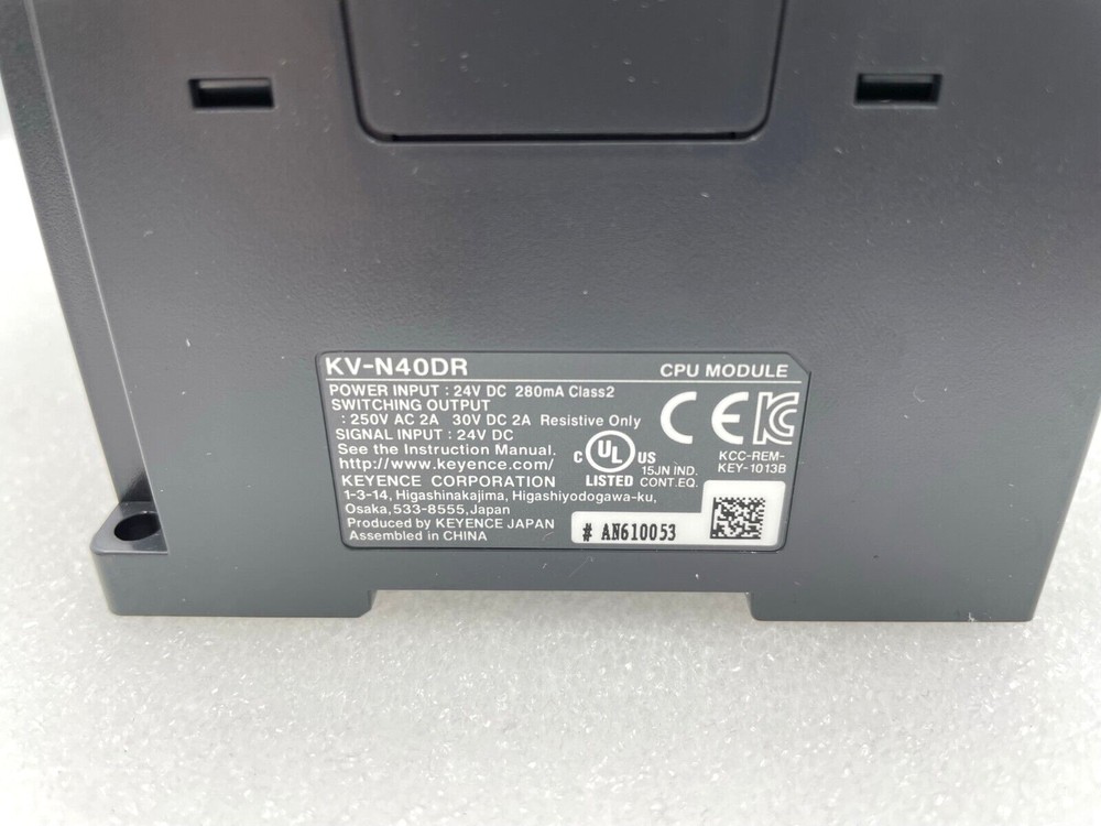 KEYENCE KV-N40DR Base Unit DC Power Supply Type CPU Module New