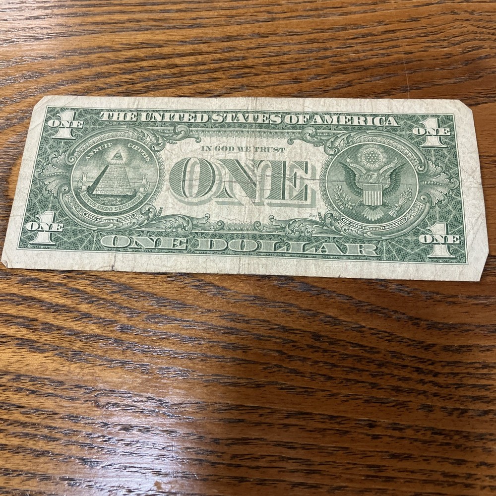 1957 $1 Dollar Silver Certificate Note (1 Bill) Blue Seal