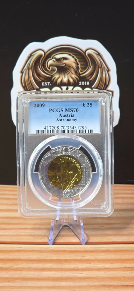 2009  Austria Astronomy ~ PCGS MS70