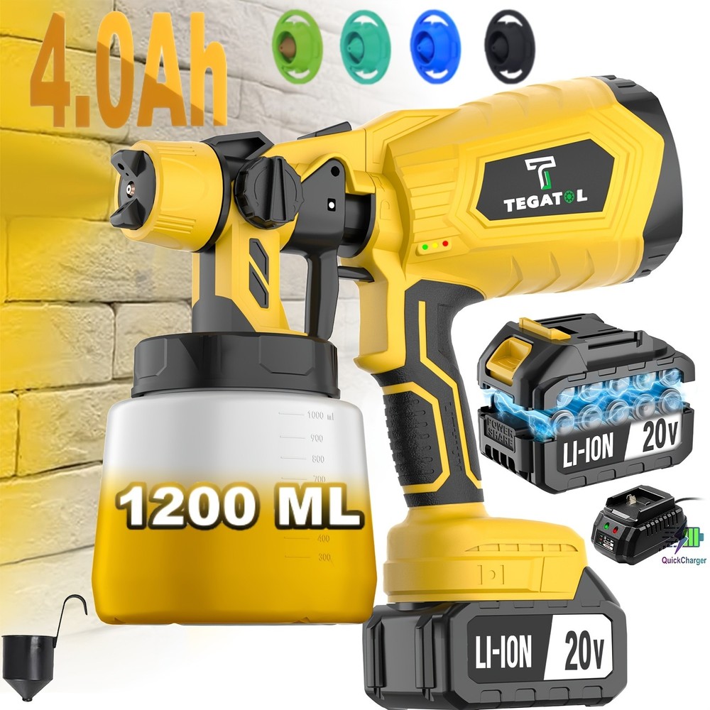 20V Cordless Paint Spray Gun Paint Sprayer