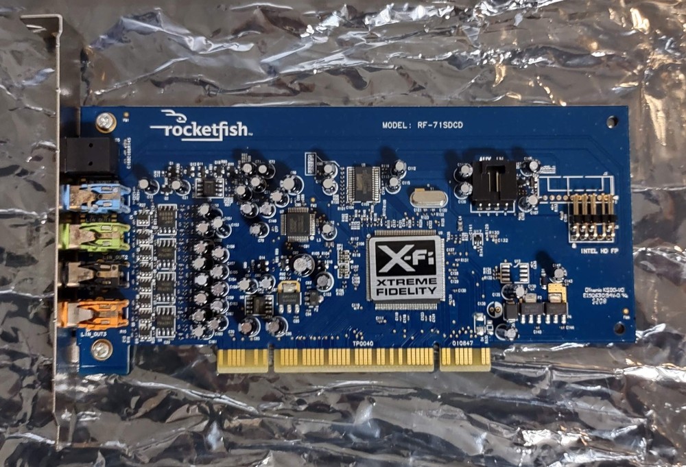 Rocketfish PCI Soundcard RF-71SDCD