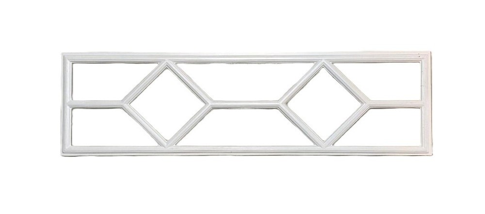 2 Amarr Waterford Replacement Inserts for Long Panel Amarr Garage Door White
