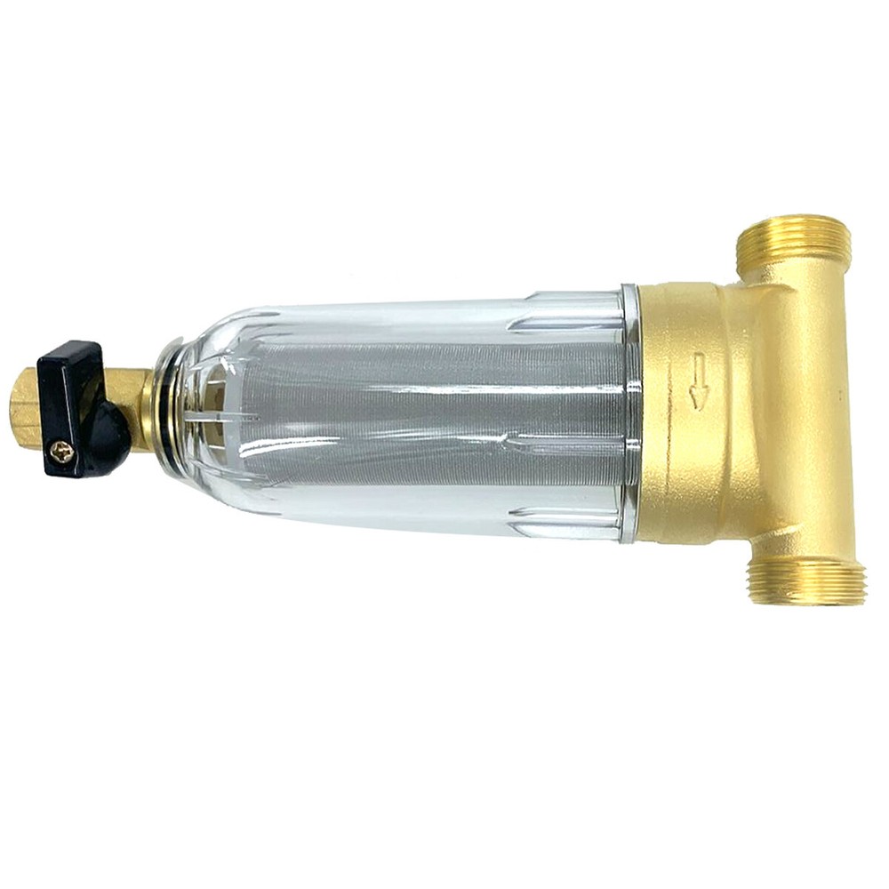 Water Pre Filter System 3/4" Tap Well Sediment Whole House Spin Down Filter 60μm
