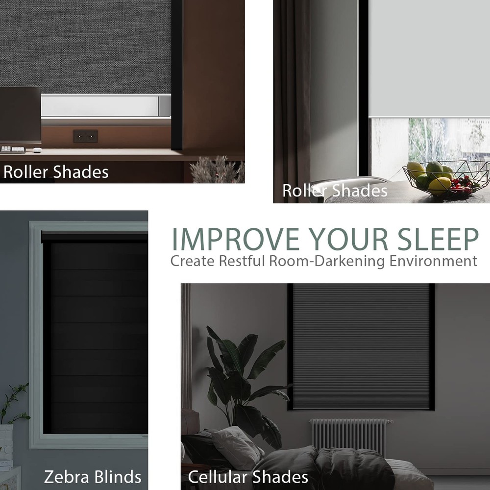 Roller Light Blockers Widened Version (Black)