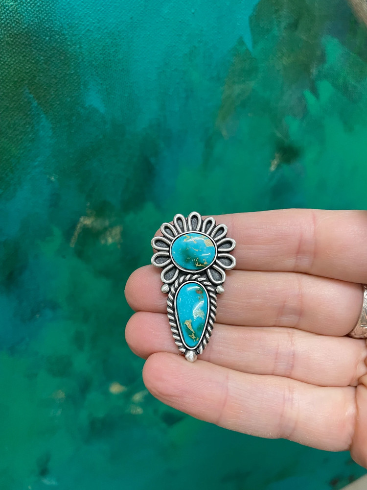 Turquoise ring made in your size