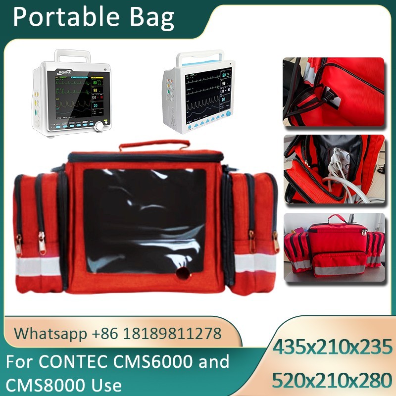 Portable Bag For CONTEC CMS6000 and CMS8000 Use