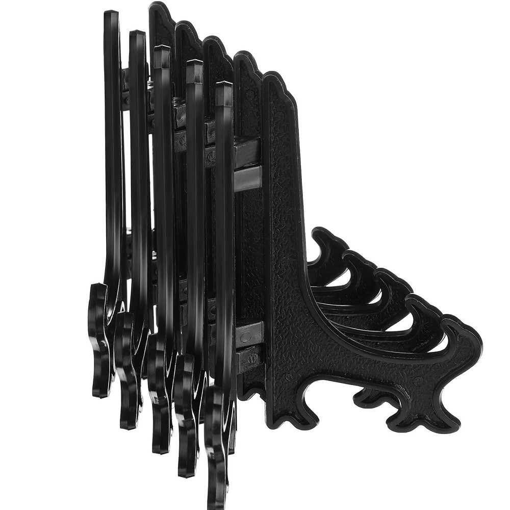 24 Pcs Plastic Easel Plate Display Stands Picture Easel Holders for Frames