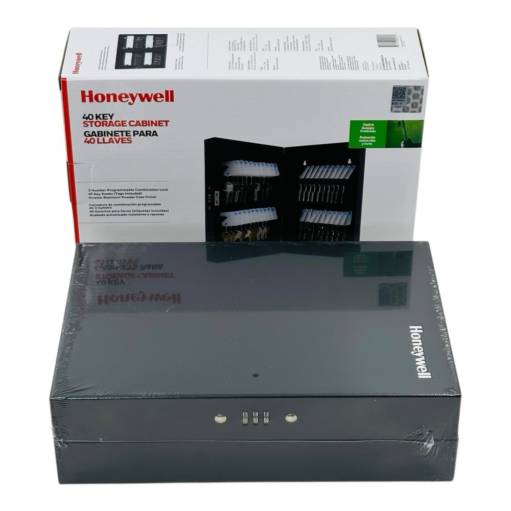 Honeywell 40 Key Storage Cabinet with Programmable Combination Lock Black