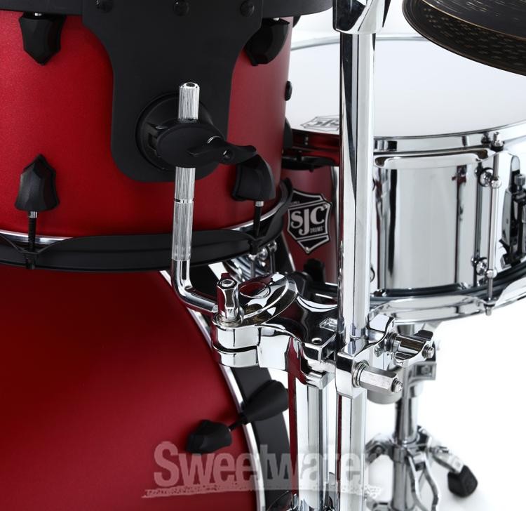 SJC Custom Drums Pathfinder Series 3-piece Shell Pack - Firecracker Red,