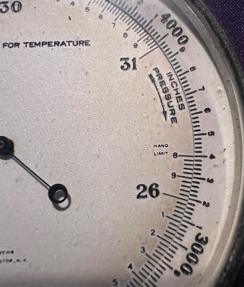 Vintage Taylor Pocket Barometer Altimeter