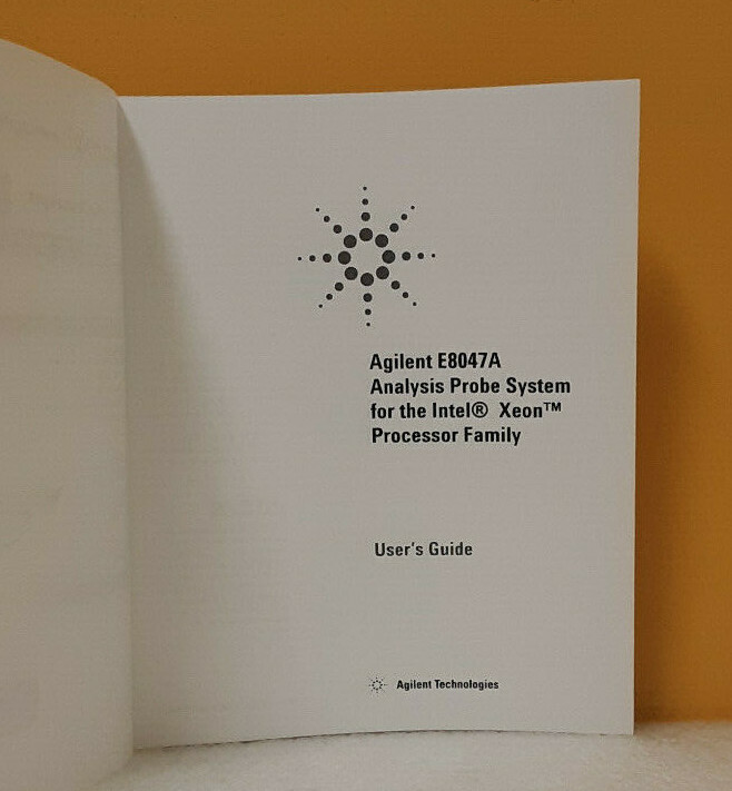 Agilent E8048-97000 E8047A Analysis Probe System Intel Xeon Processor Family