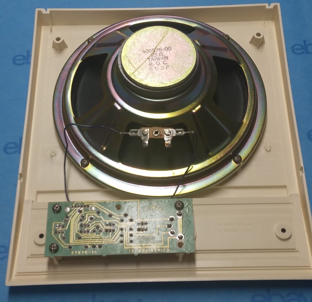 Nutone Scovill IS-408L 8" Inside Speaker 406 Intercom System Adobe White - NOS