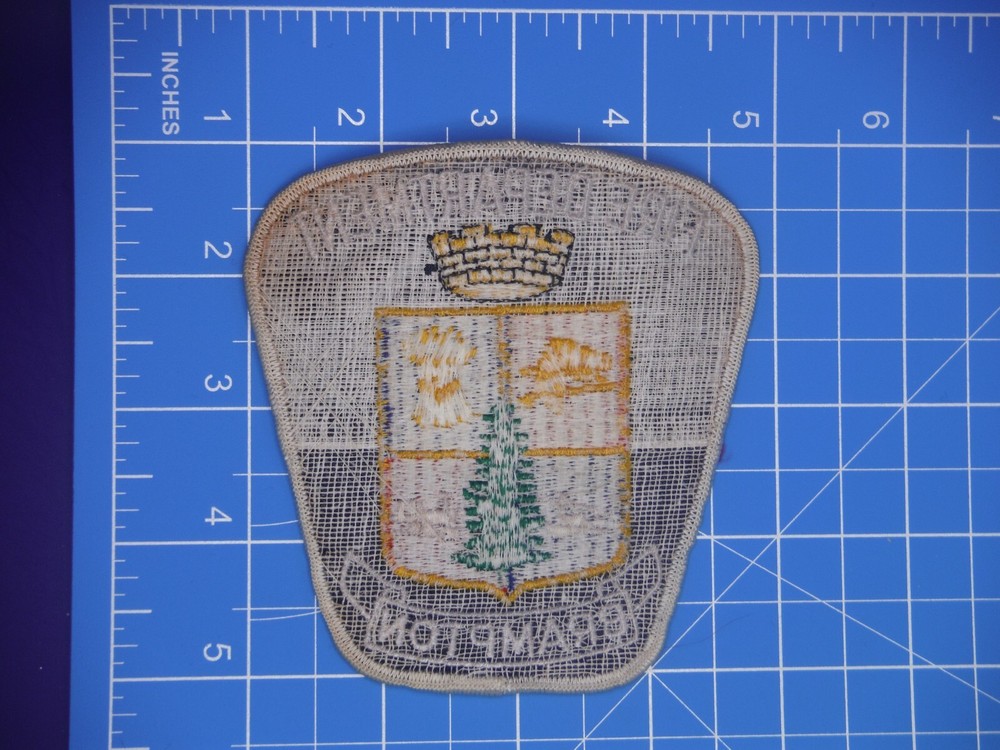 Brampton Ontario Canada Fire Department patch-vintage