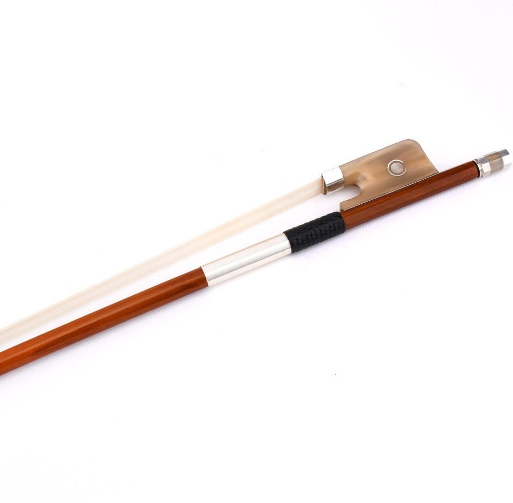 D.PECCATTE Copy Master Pernambuco Cello Bow 4/4 White OX Parisan eye Silver Fast
