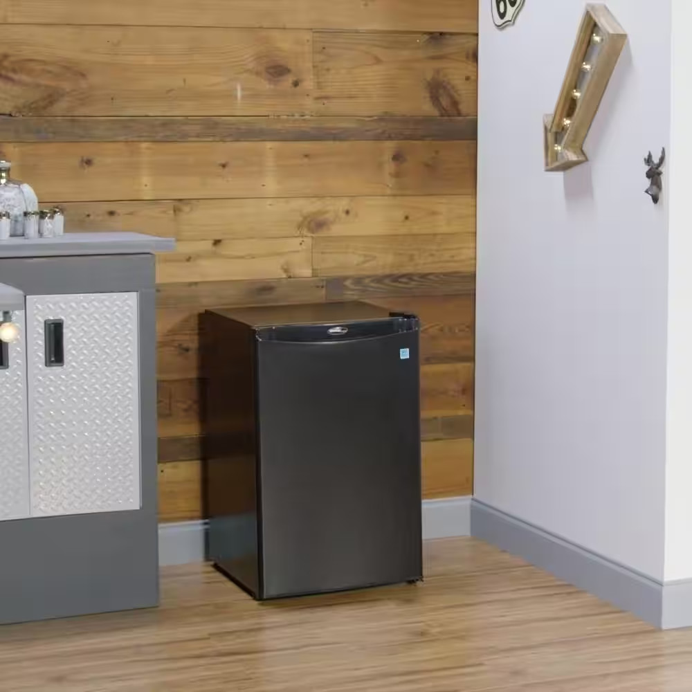 4.4 Cu. Ft. Mini Refrigerator in Black without Freezer