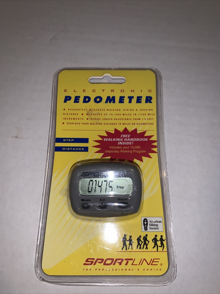 Sportline NEW Electronic Pedometer Step Distance