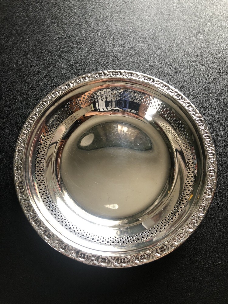 Antique Reed And Barton Silver Plate Bowl Marked "1702