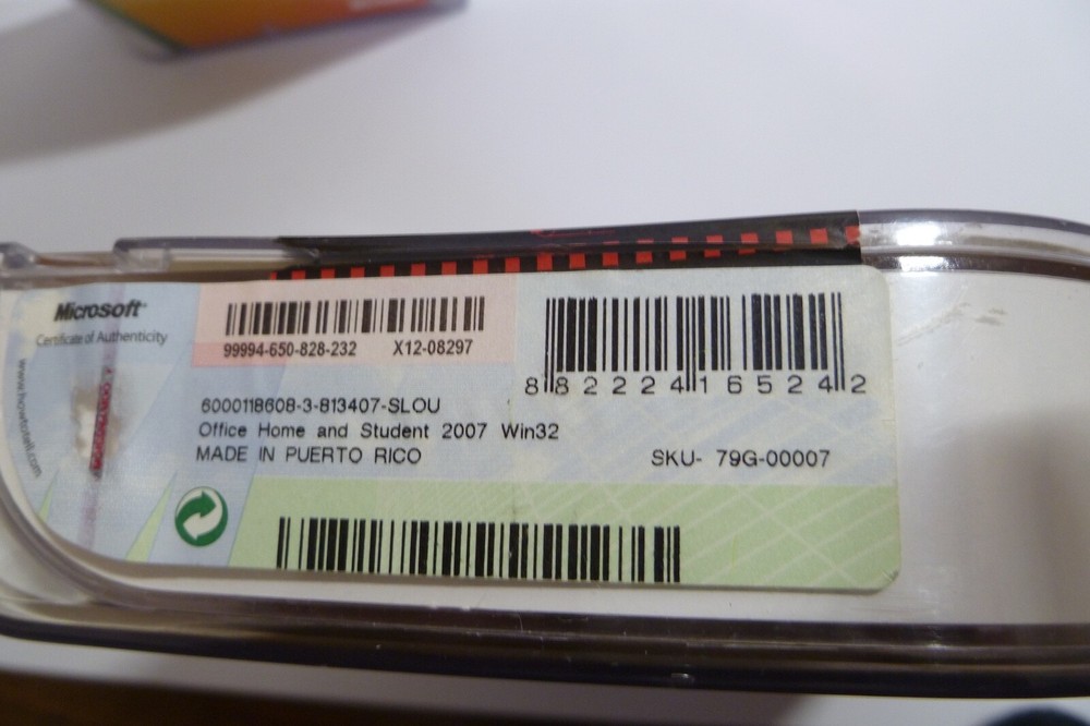 Microsoft Office Home & Student 2007 Used 79G-00007 With Product Key
