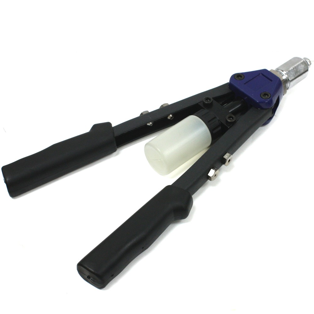 13" Hand Riveter w/ 1000 pc Assorted Rivet Set Pop Nut Gun Threaded Setting Tool