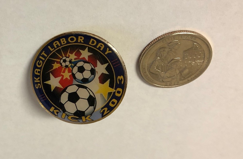 2003 Skagit Labor Day Kick Soccer Pin