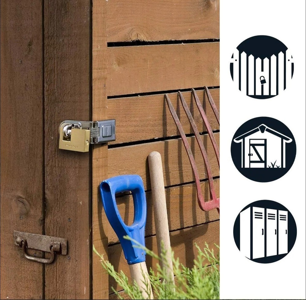 Masterlock Solid Brass Trailer Coupler Latch LOCK CANDADO with 2 KEYS