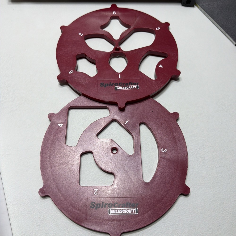 Milescraft SpiroCrafter TurnLock 1204 Create Patterns Stencils Wood Plastic