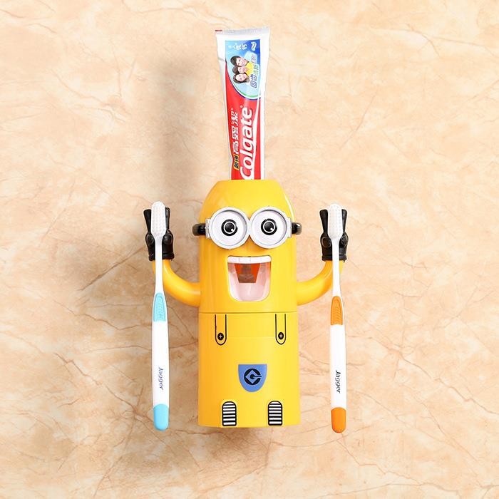 Toothbrush Holder Auto Toothpaste Squeezer Dispenser A3