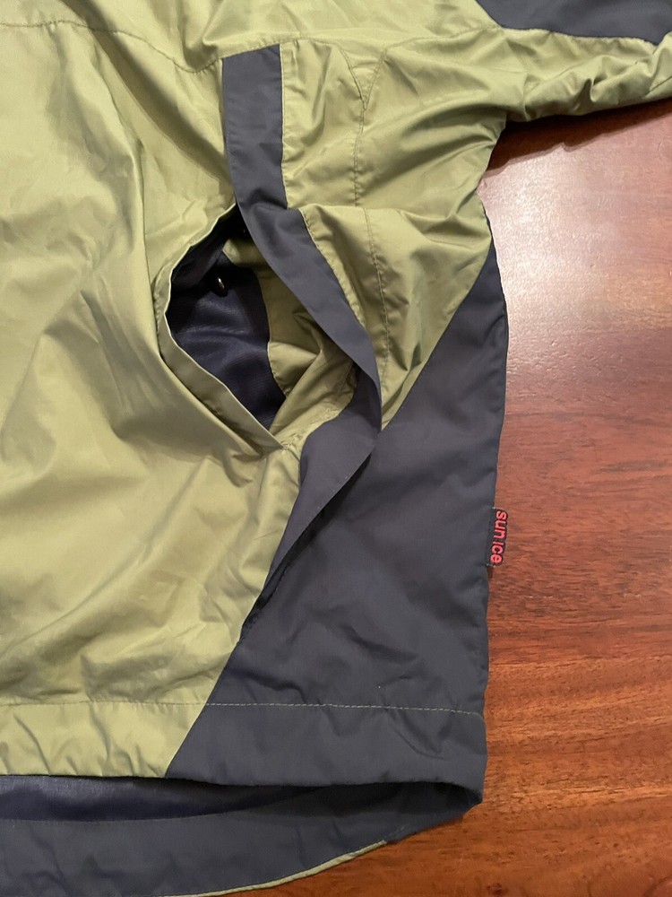 Sunice golf men’s windbreaker tech full zip jacket Sz Large