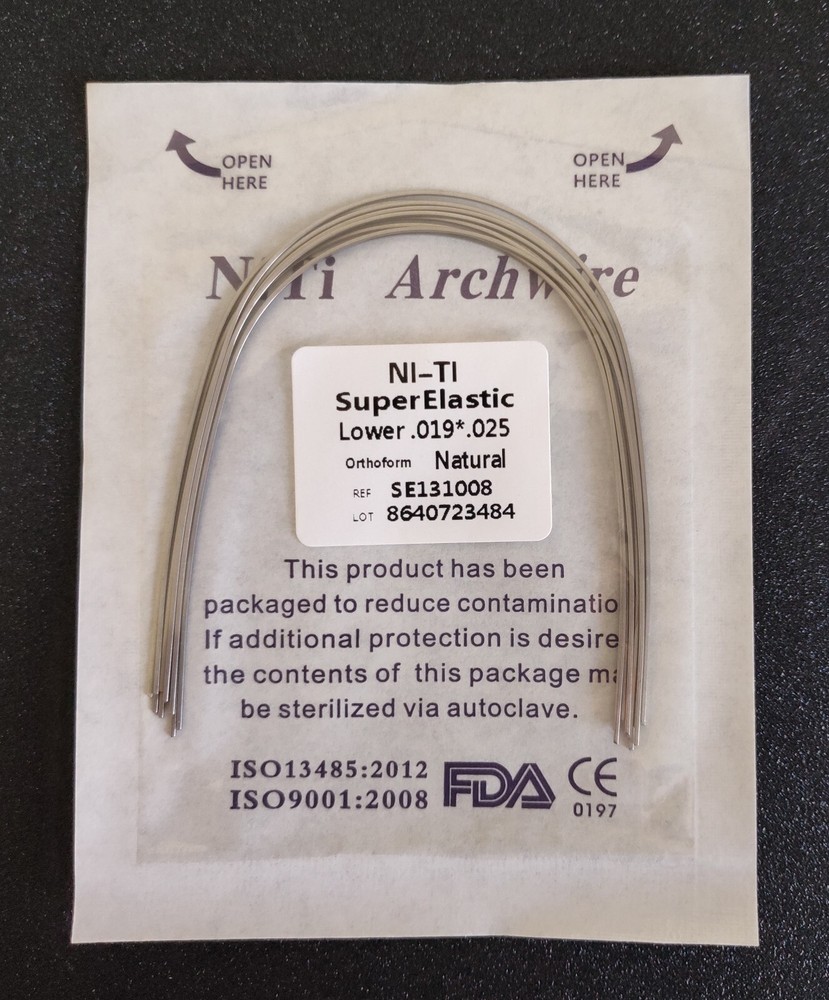 10Pc Dental Orthodontic NiTi Super Elastic Arch Wires assorted Round Rectangular