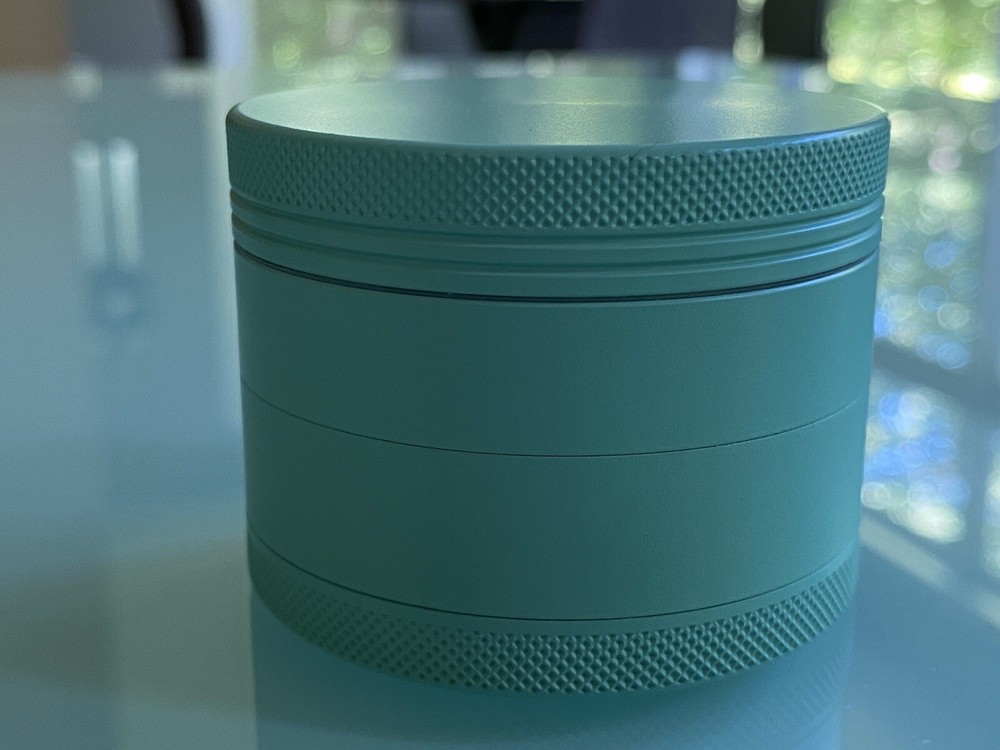 Seafoam Green Ceramic herb grinder 4 Piece