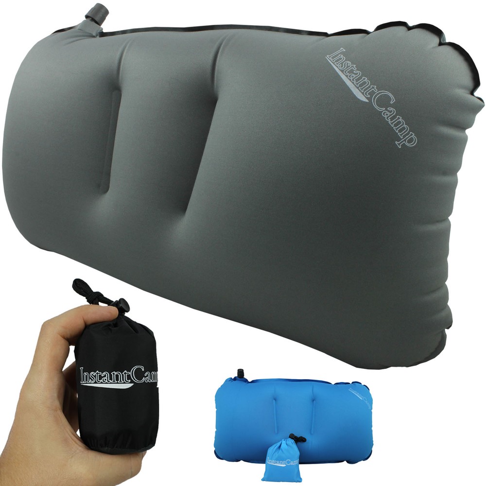 InstantCampTM Lightweight "Cloud" Camping Backpacking Hiking Pillow - Inflatable