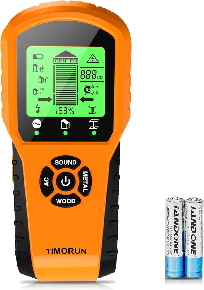 Stud Finder Wall Scanner, Upgraded 6 in 1 Wall Stud Finder Scanner Tool for Dete