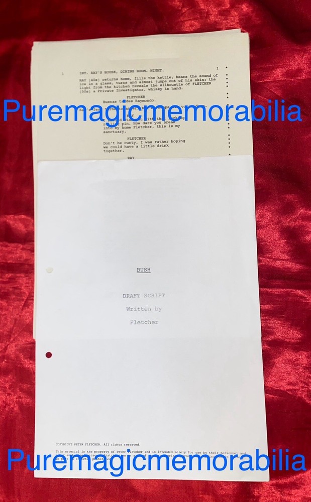 The Gentlemen - Fletcher (Hugh Grant) Production Used Prop Script! COA!