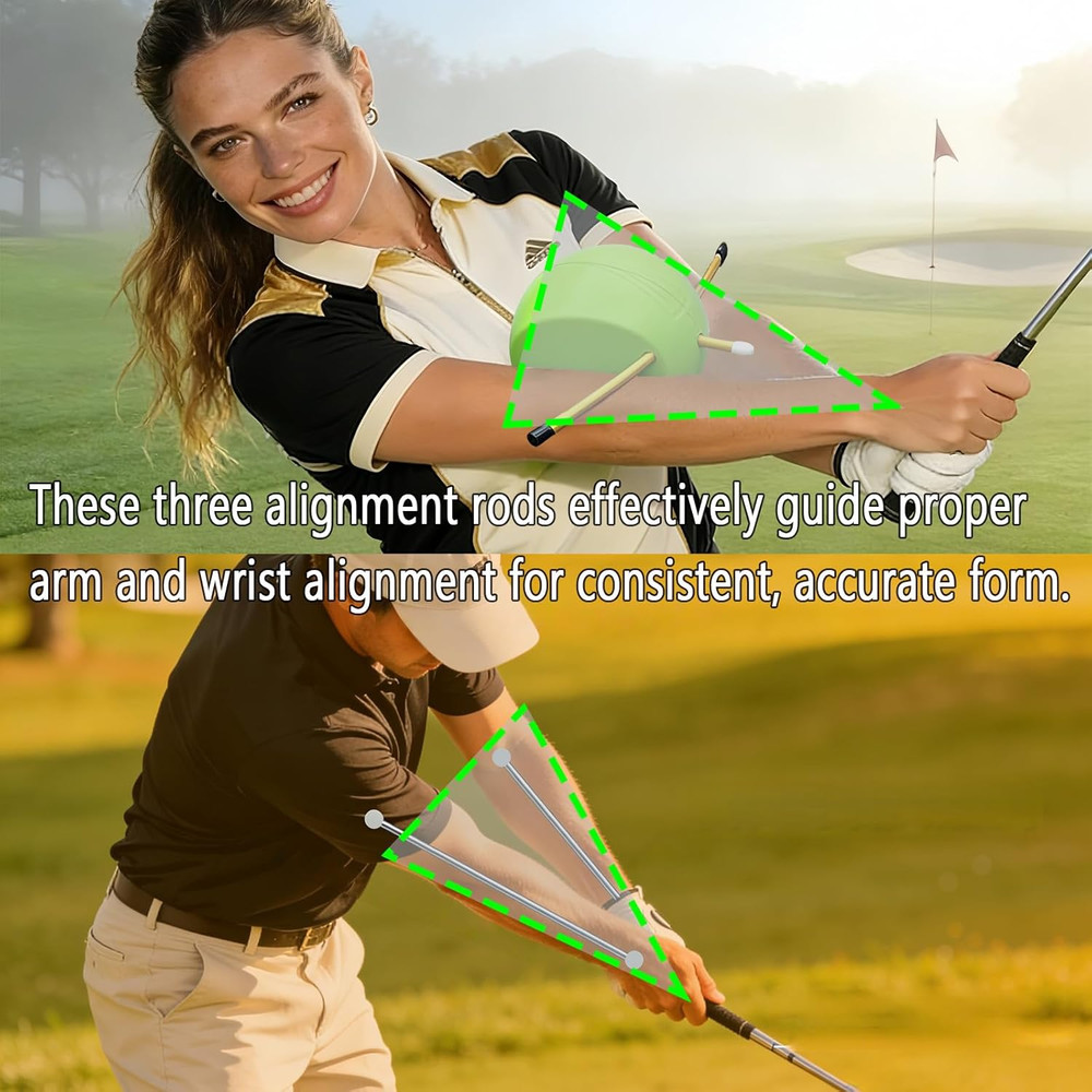 Golf Swing Training Aid - the Connector Golf Training Aid,Enhance Coordination &