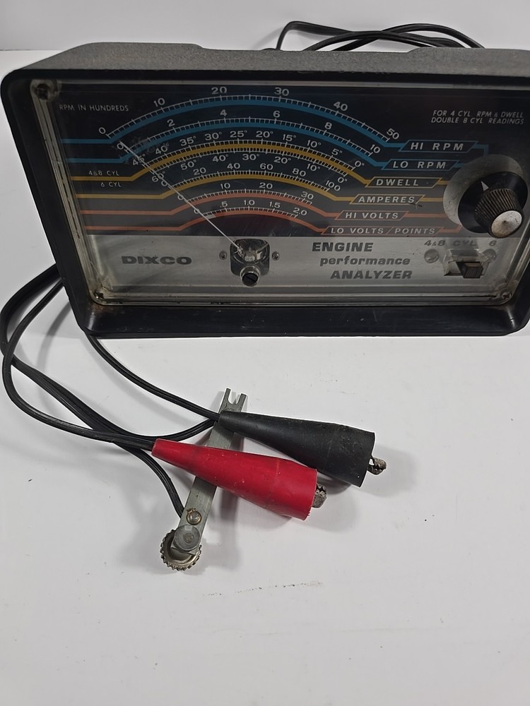 Vintage Dixco Engine Performance Analyzer Untested As Is.