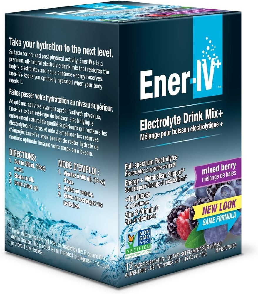 Mixed Berry Electrolyte Drink Mix, 3.4 GR