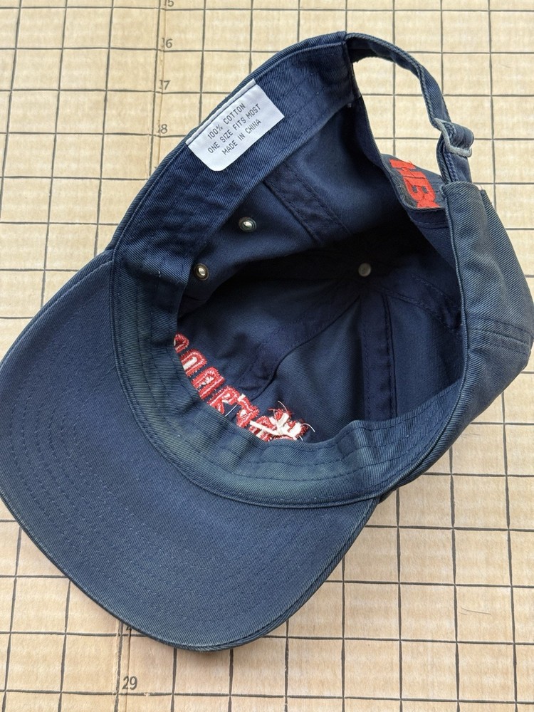 Vintage Sopranos HBO Adjustable Strapback Dad Cap Hat Navy Blue 6 Panel
