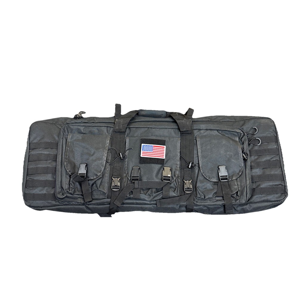 Double Tactical Rifle Bag Case Carbine Range Gun Padded Backpack