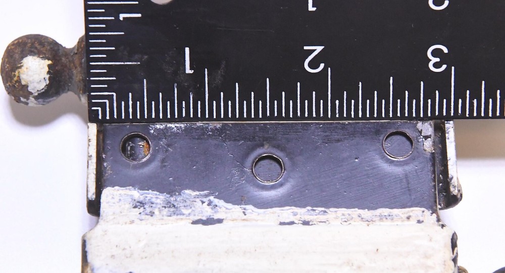 2 MATCHING VINTAGE SPRING HINGE SET CANNONBALL TIP