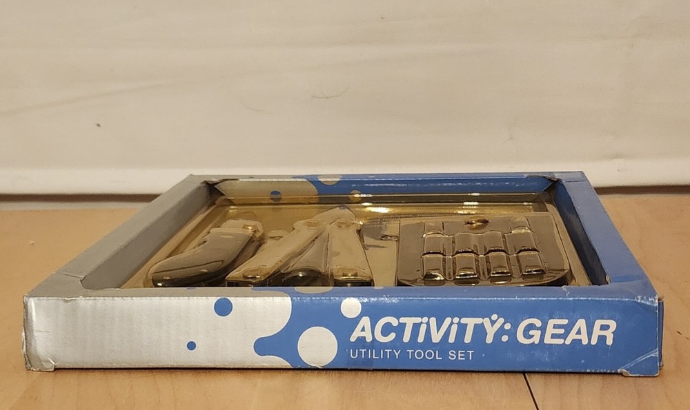 Target Activity Gear Utility Multi-Tool Set w/ Lock-blade Knife, Sheath & Bits