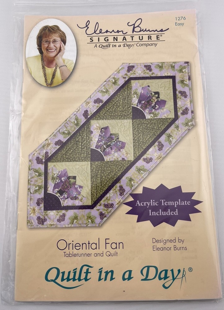 Eleanor Burns Oriental Fan Pattern and Template Tool