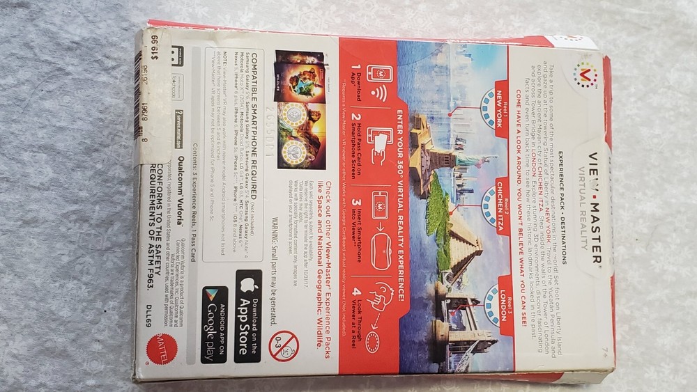 NEW 2015 Mattel VIEW MASTER VIRTUAL REALITY Destinations Pack