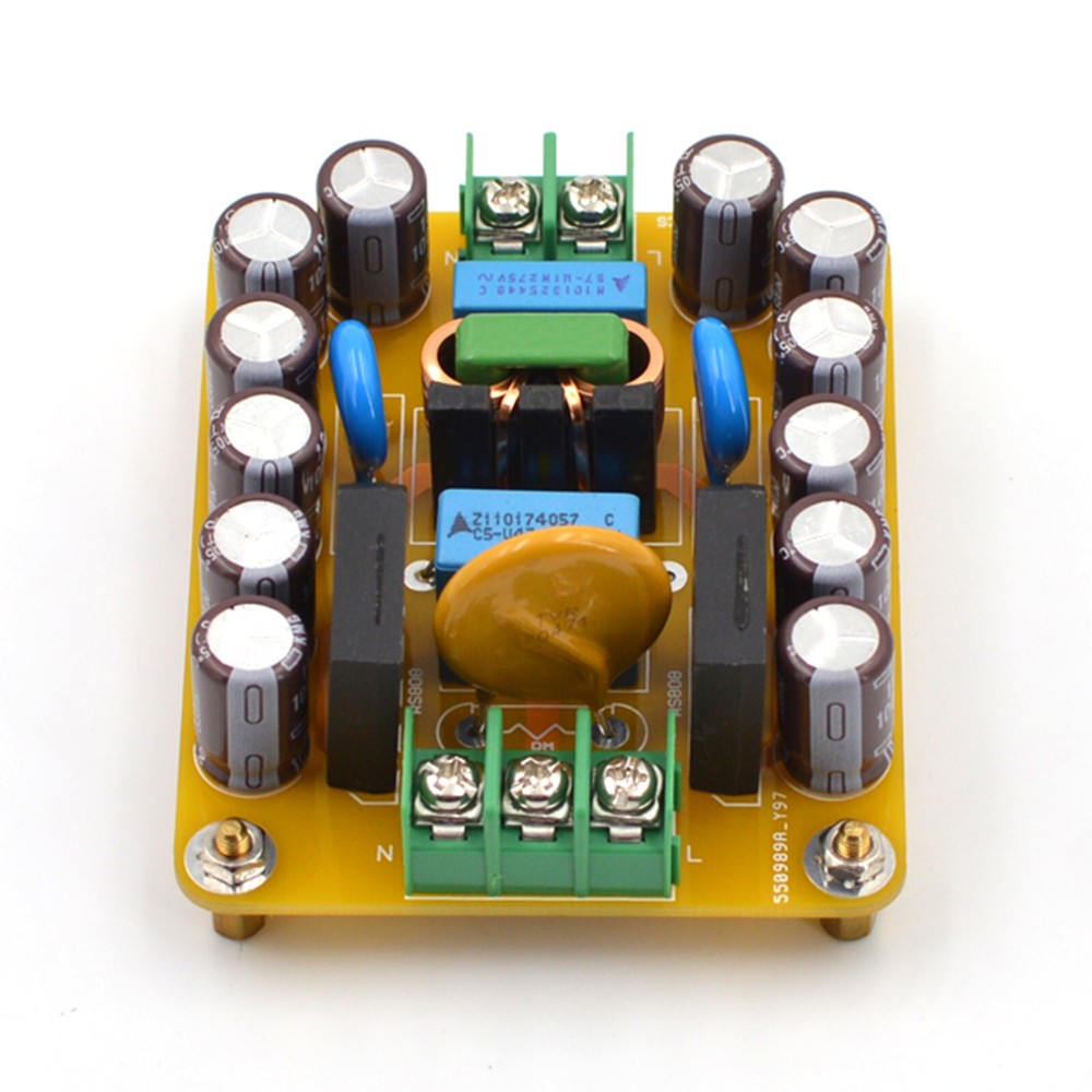 1pc HiFi AC Power Line Single EMI Filter Module 660W Version Kit DIY