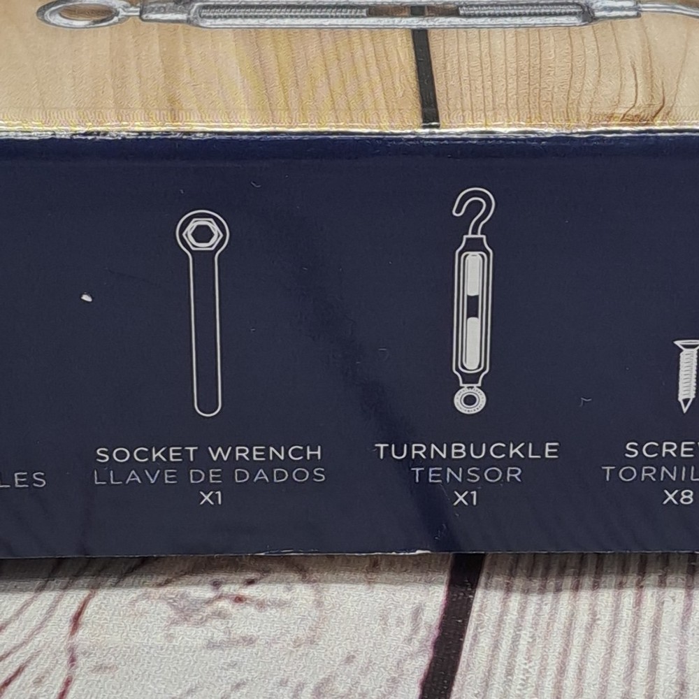 HAMPTON BAY 66 ft. String Light Installation Hardware Kit, Link Up To 3 Kits