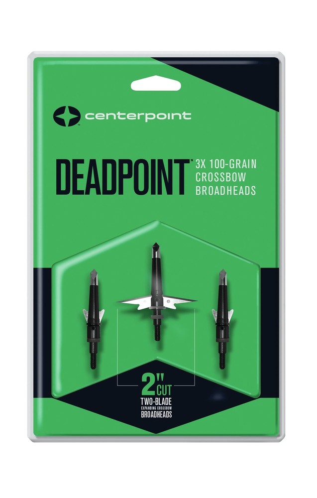 Archery AXCPBH100 DEADPOINT 100-Grain Mechanical Broadhead, 3-Pack